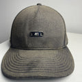Brown Nike Air Force 1 True snapback hat with front metal AF1 logo plaque