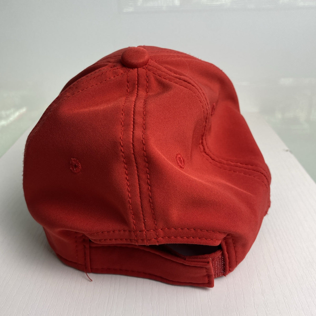 St. Louis Cardinals red MLB baseball cap with raised embroidered STL logo and adjustable strap