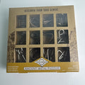 True Genius Ancient Metal Puzzles 12-piece wire brain teaser set in original packaging