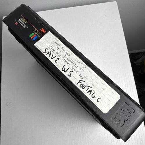 Vintage 3M MBR-S U-Matic S 3/4-inch broadcast videocassette in original black clamshell case