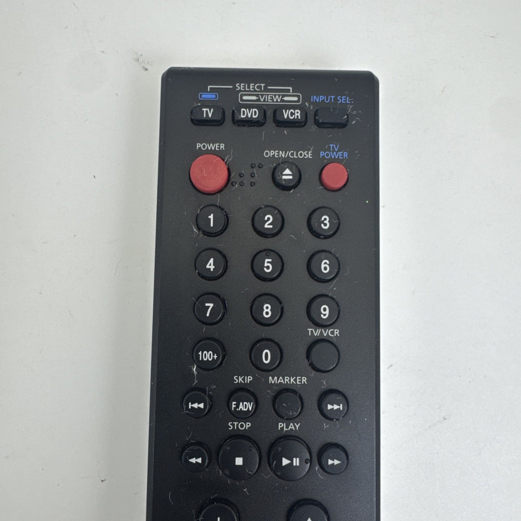Black Samsung 00053A wireless remote control for VR-7147 TV DVD VCR combo player
