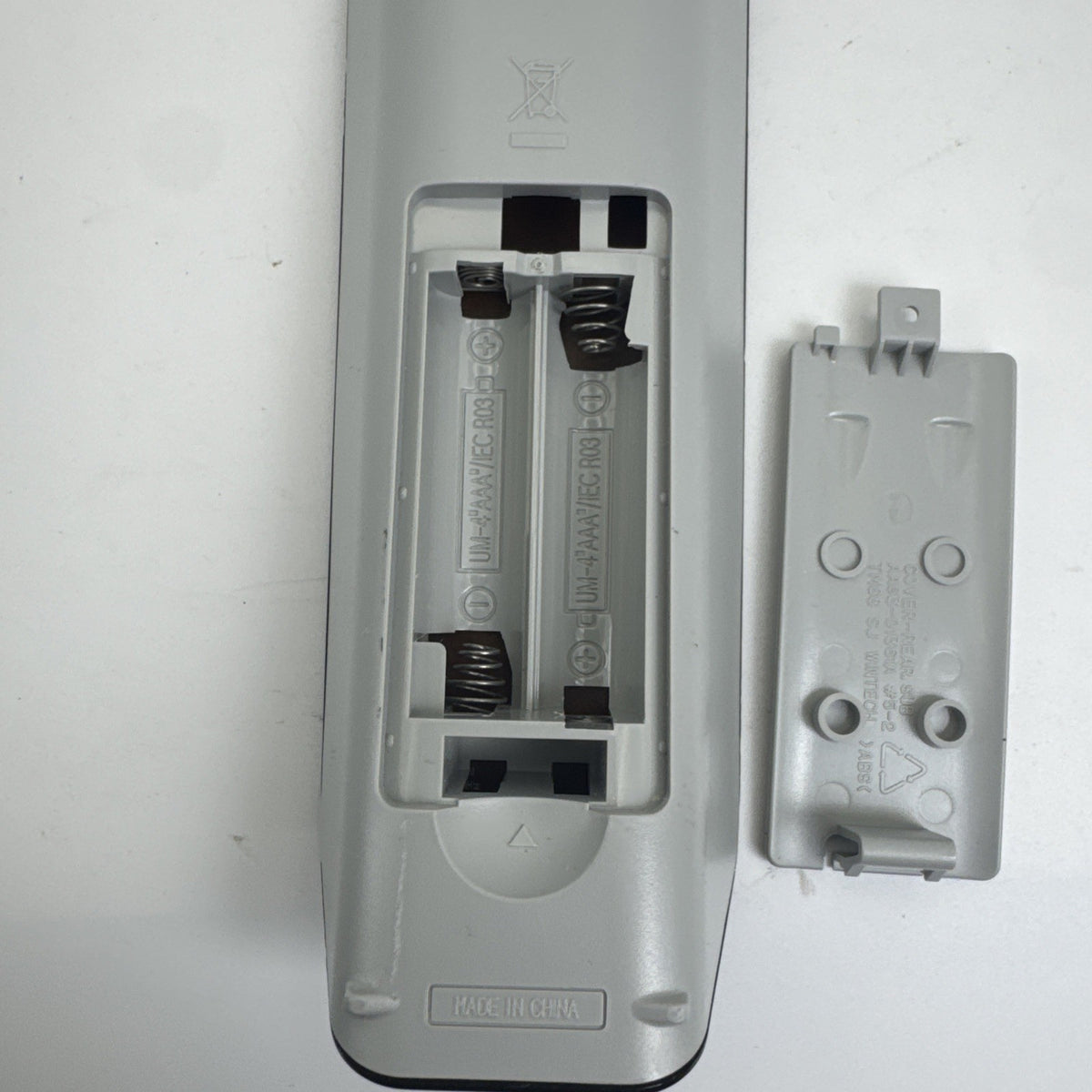 Black Samsung 00053A wireless remote control for VR-7147 TV DVD VCR combo player