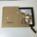 Starbucks 2020 China Exclusive Mermaid Gold Star black patterned canvas and leatherette organizer clutch bag.