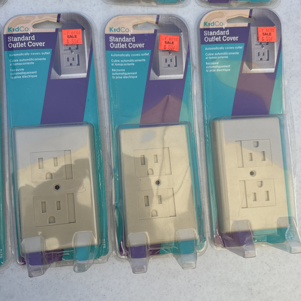 Set of 13 KidCo beige auto-closing safety outlet covers model S210 in open box packaging
