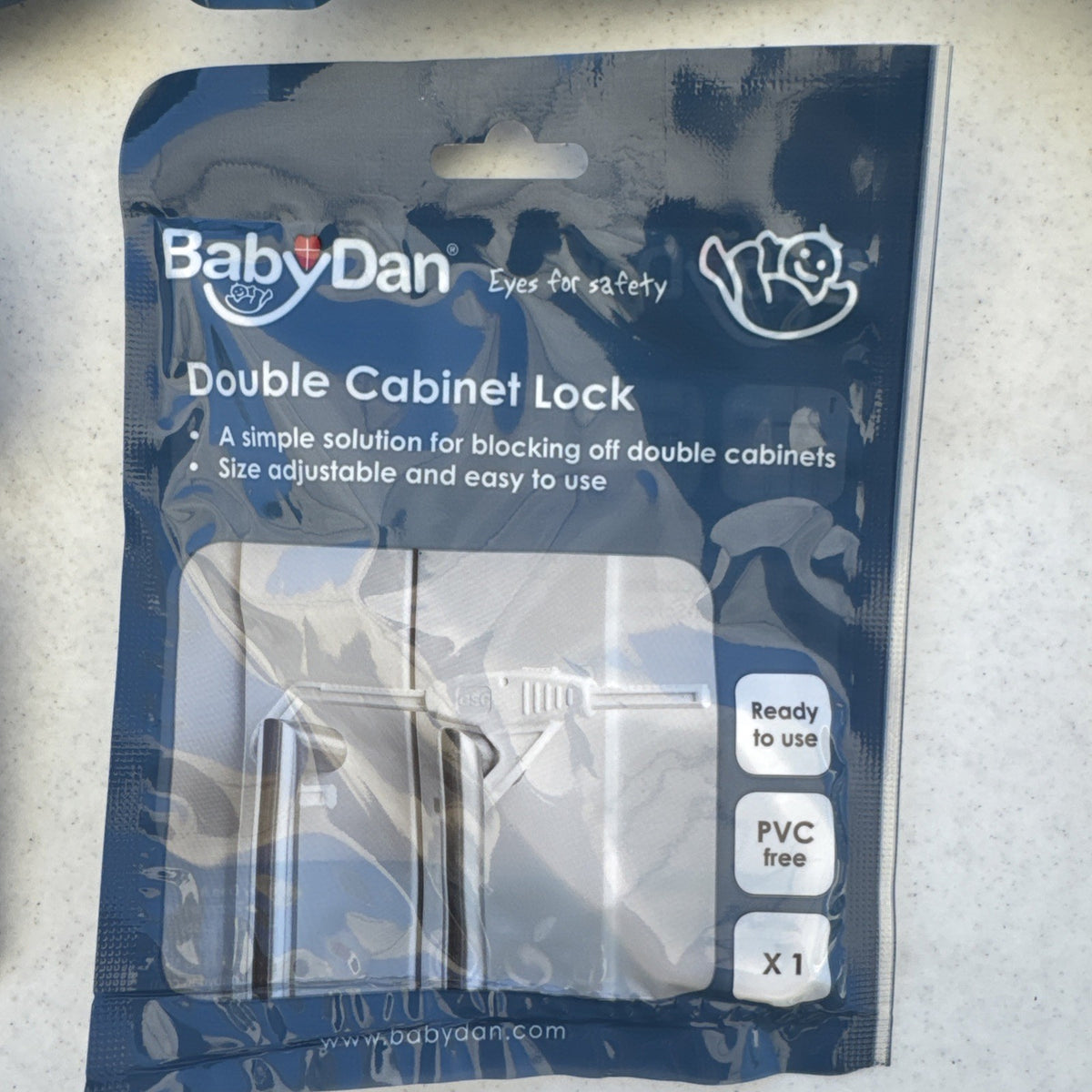 BabyDan Magnetic Cabinet Locks and Adhesive Safety Latches 10 Pack Brand New