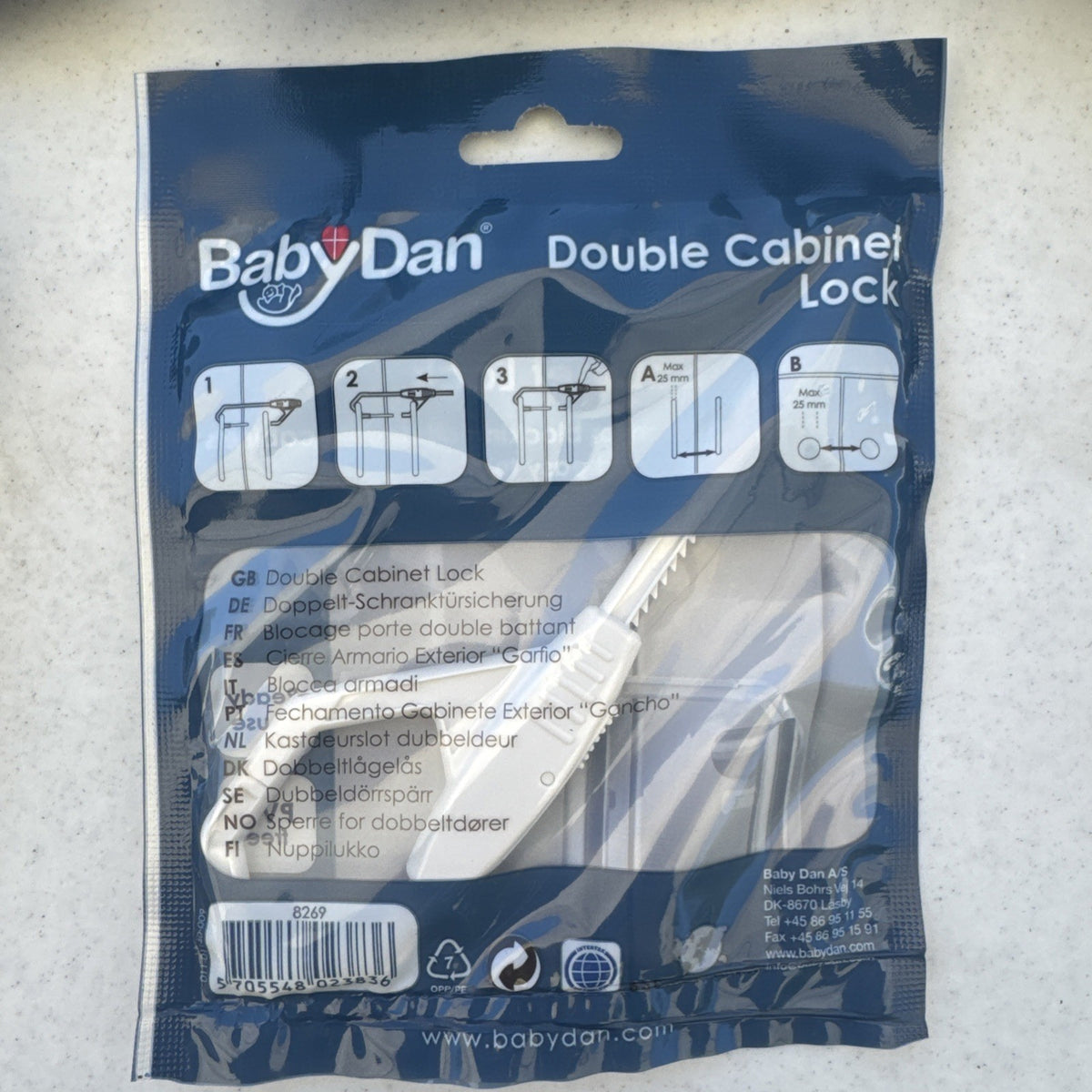 BabyDan Magnetic Cabinet Locks and Adhesive Safety Latches 10 Pack Brand New