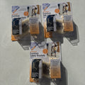 Three sealed packages of Mommy's Helper tip-resistant furniture safety brackets model 02263.