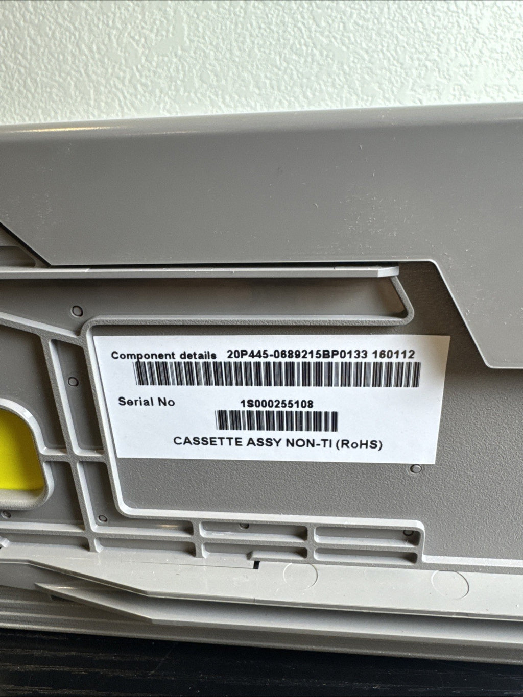 NCR Non-TI wide currency cassette assembly MPN 445-0689215 in unused New Old Stock open box condition