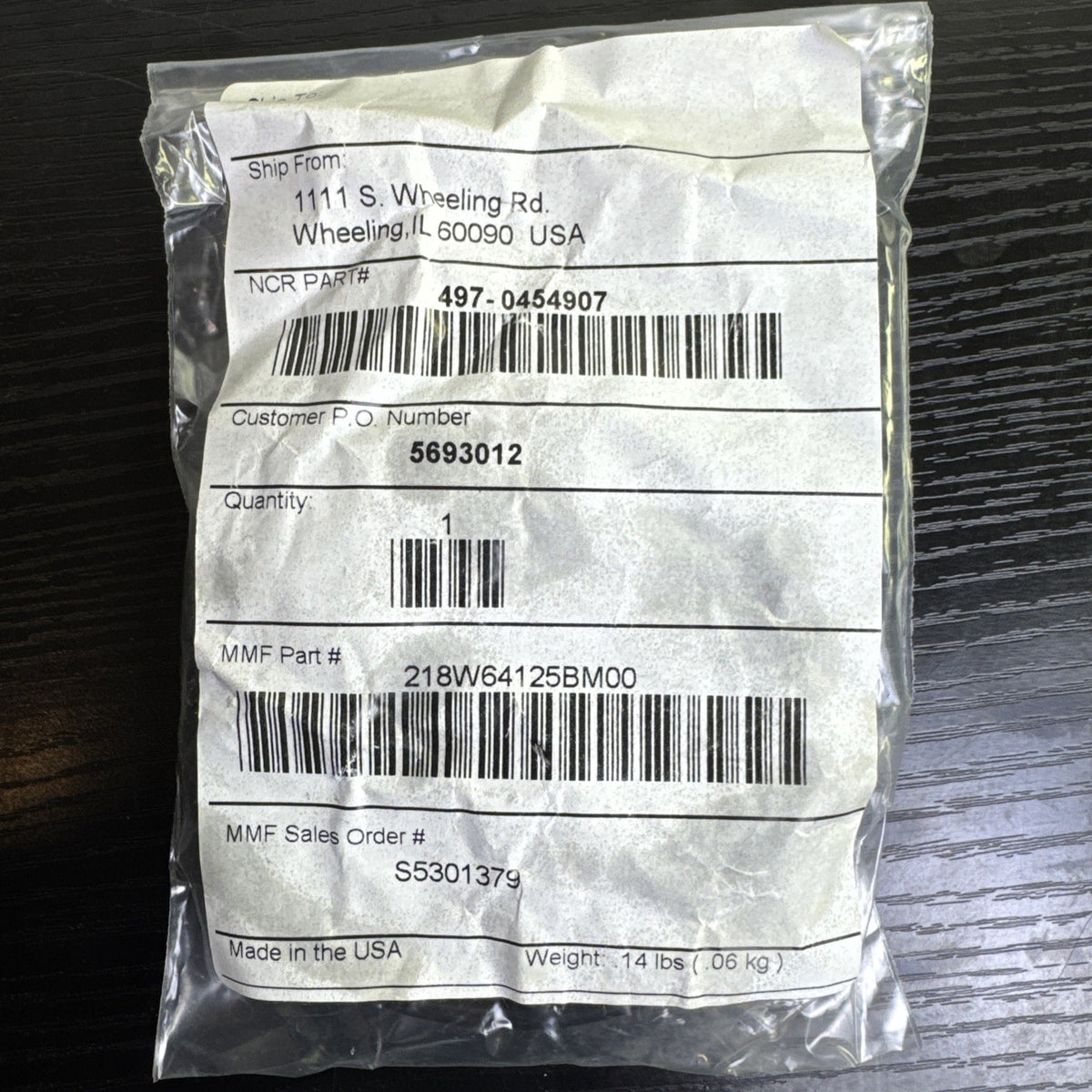 Brand new NCR cash drawer cable model 497-0454907 for POS systems