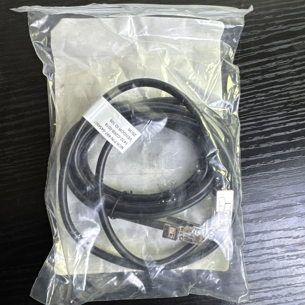 Brand new NCR cash drawer cable model 497-0454907 for POS systems