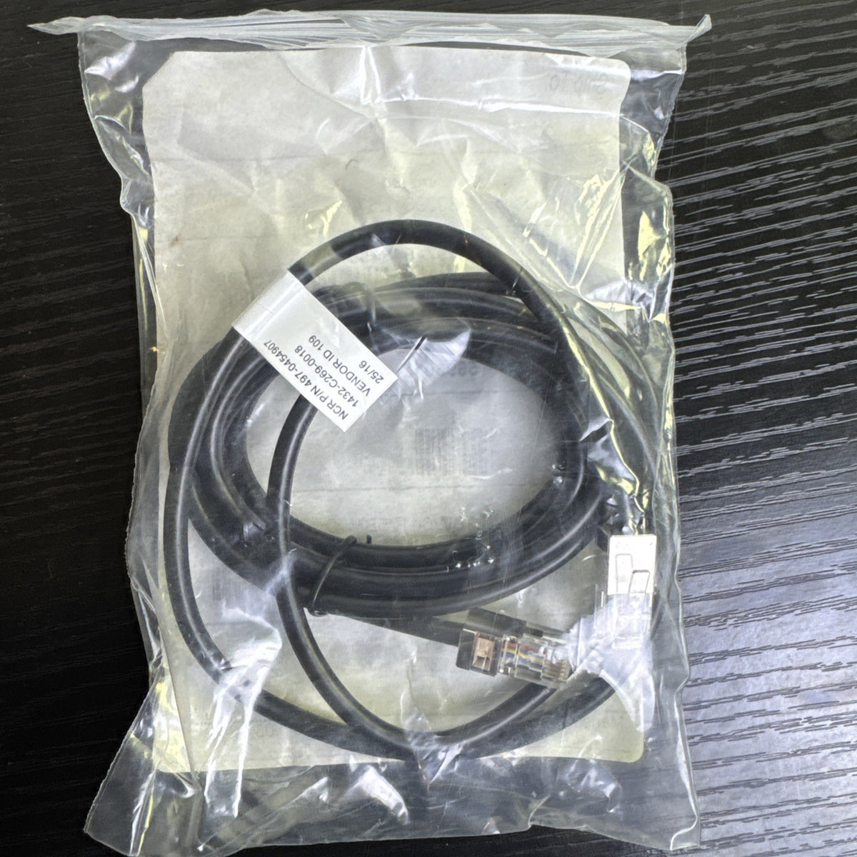 Brand new NCR cash drawer cable model 497-0454907 for POS systems