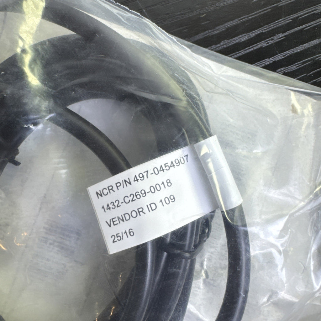 Brand new NCR cash drawer cable model 497-0454907 for POS systems
