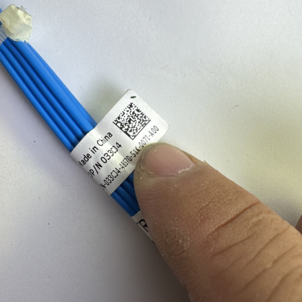 Genuine Dell PowerEdge T110 SAS RAID PERC hard drive cable part number 33CJ4