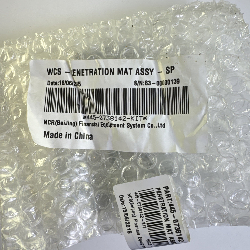 NCR ATM WCS penetration mat assembly security drill sensor with yellow protective plate 445-0738142-KIT