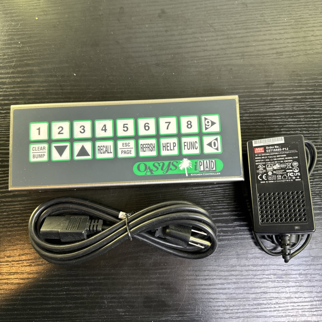 SEC Oasys IPad-SX kitchen display bump bar controller in open box condition with power supply and original box