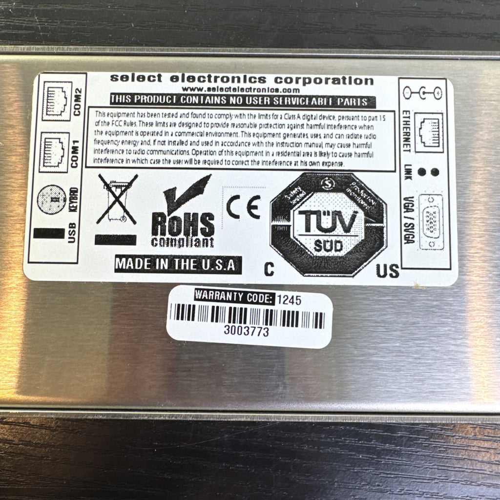SEC Oasys IPad-SX kitchen display bump bar controller in open box condition with power supply and original box