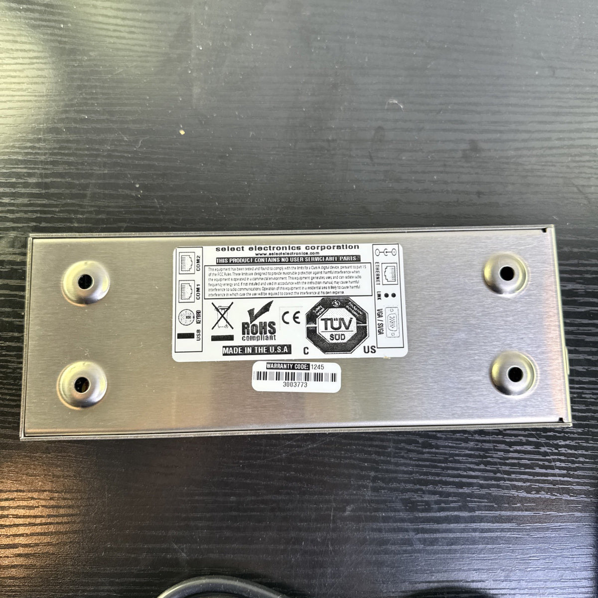 SEC Oasys IPad-SX kitchen display bump bar controller in open box condition with power supply and original box