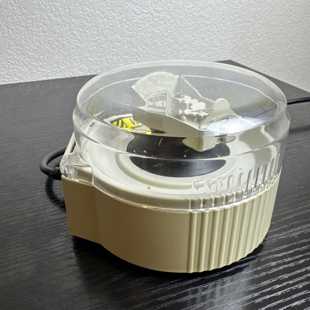 Spin Doctor hearing aid cleaning microcentrifuge model 05-090-128 with clear dome lid