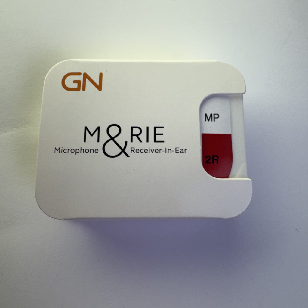 Brand new GN Hearing M&RIE receiver speaker unit in Medium Power size 2 for the right ear
