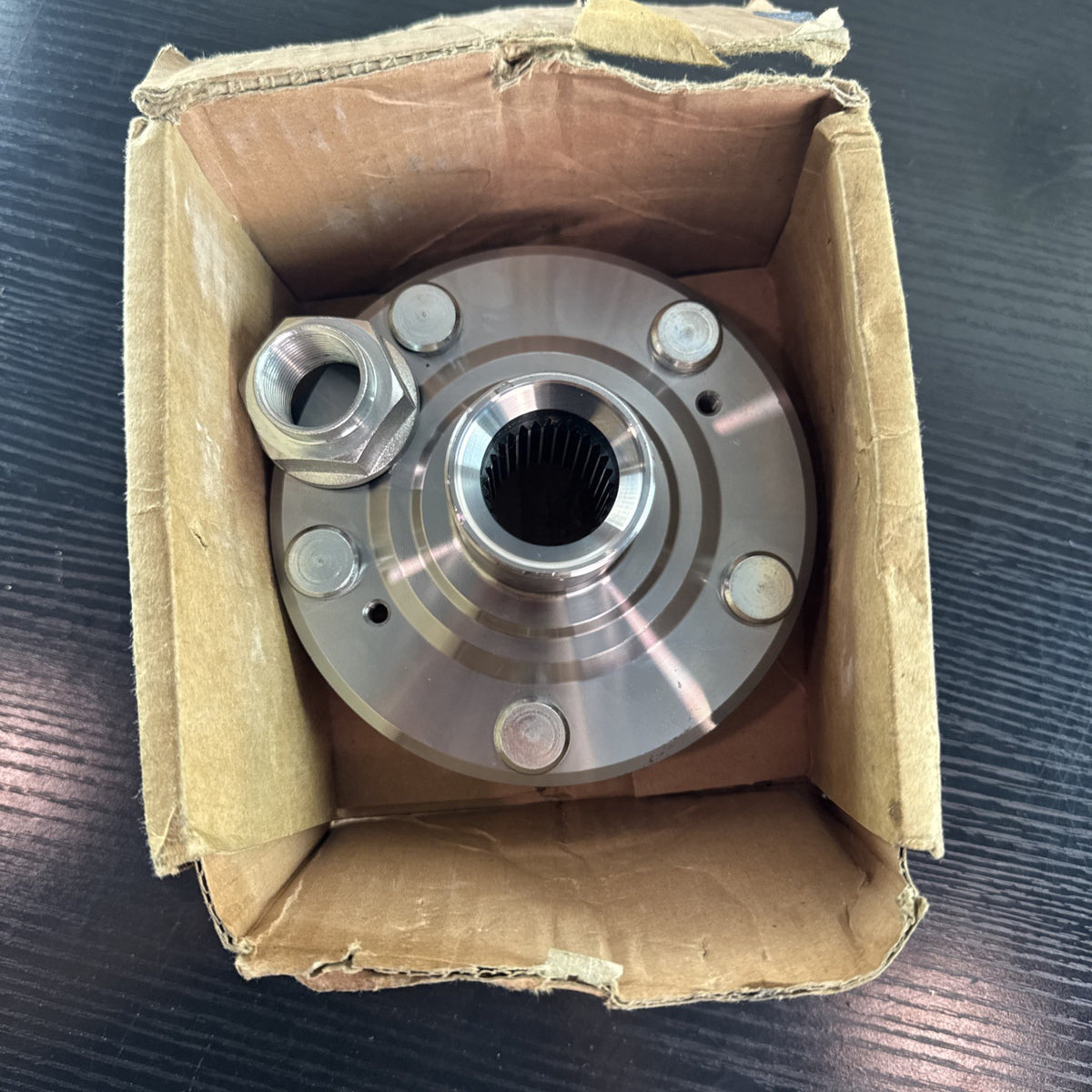 TRQ 5-lug wheel hub part BHA53073 for Honda and Acura vehicles