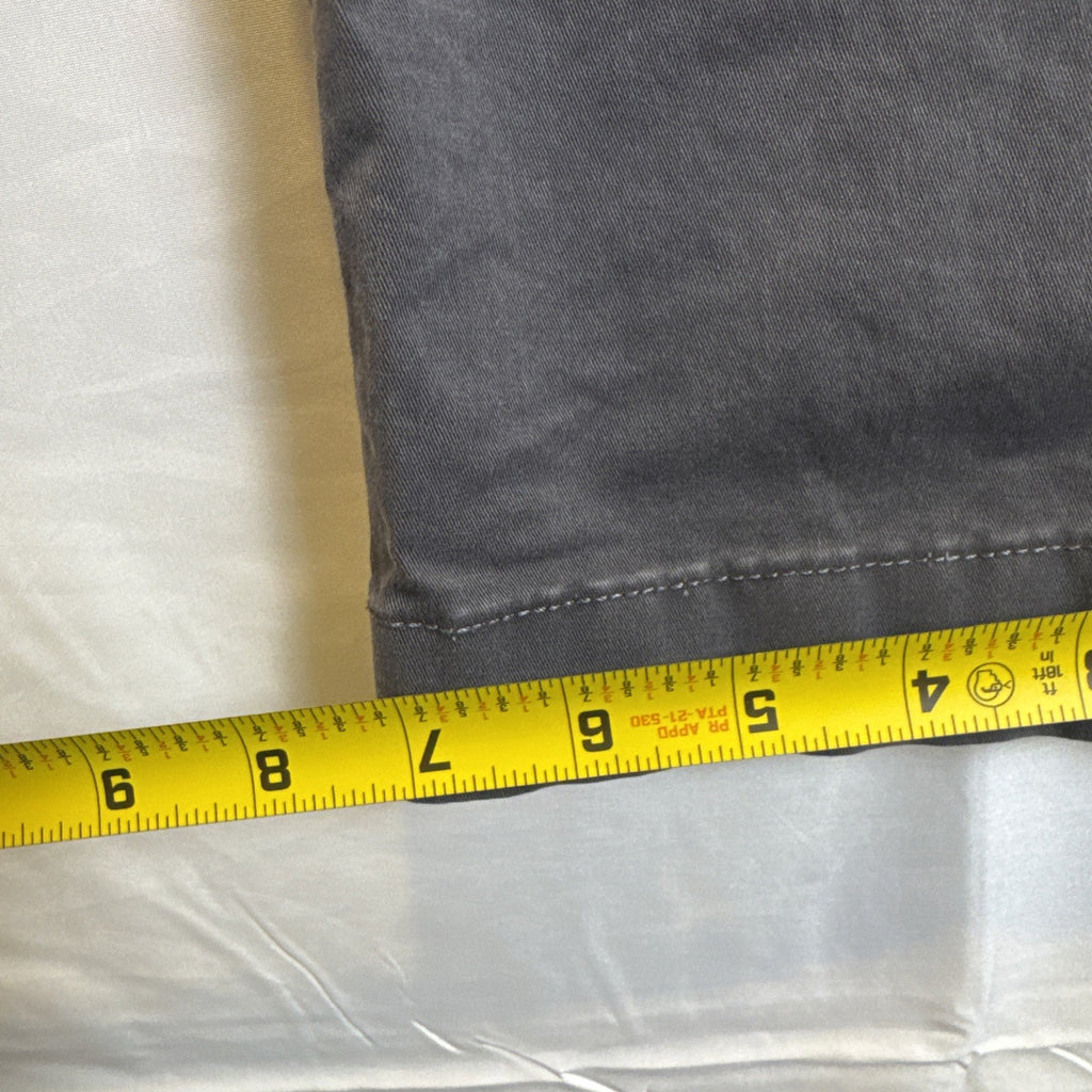 Calvin Klein men's contractor straight leg pants in black and gray, size 34x29.
