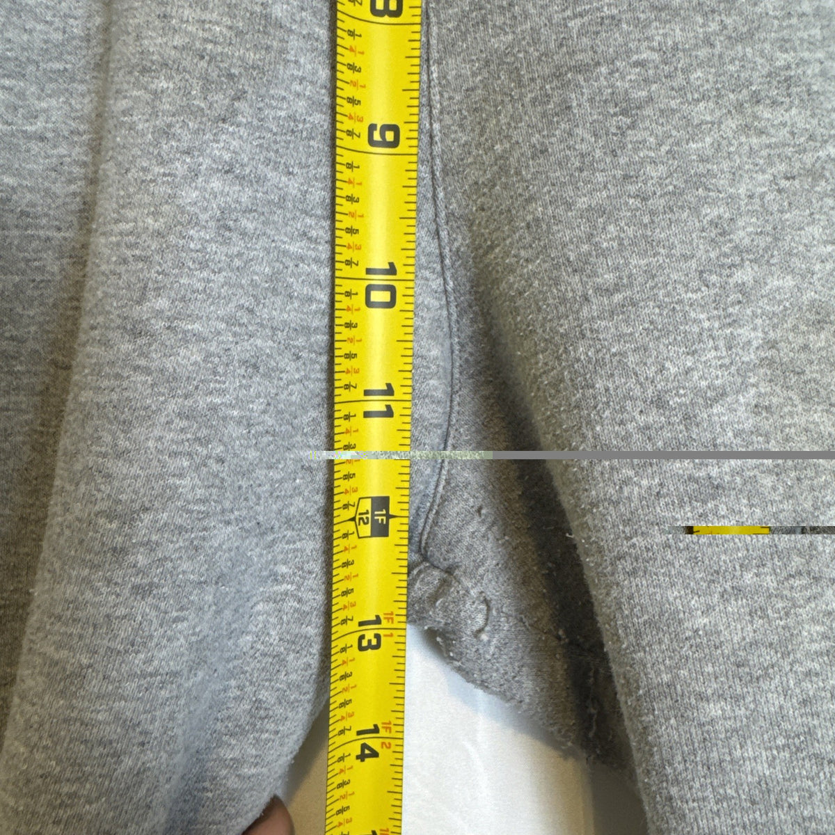 Champion men's gray cotton blend fleece sweatpants in size Large with drawstring elastic waist and logo.