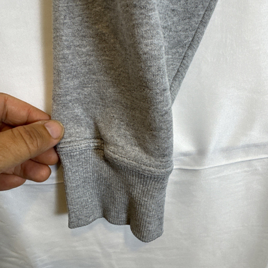 Men's gray Champion logo crewneck pullover sweatshirt in size Large