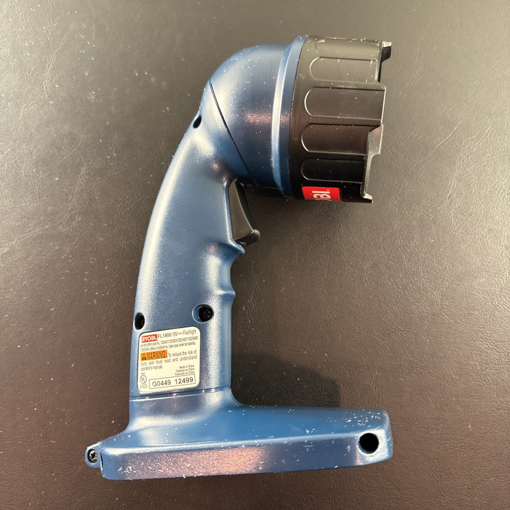 Ryobi 18V blue rotating head LED work light model FL1800 tool only secondhand