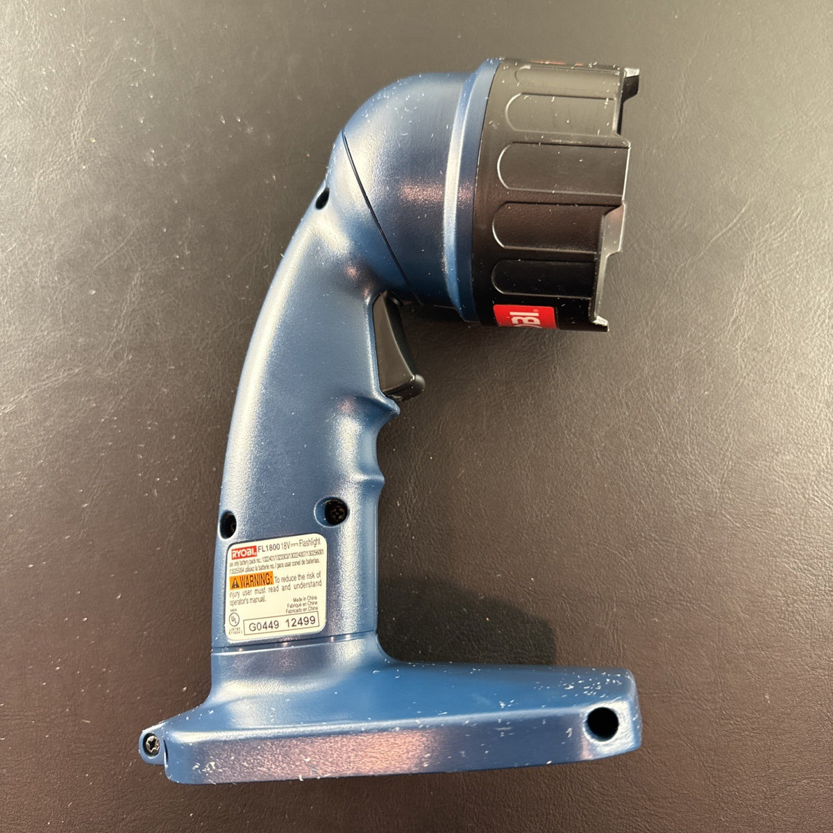 Ryobi 18V blue rotating head LED work light model FL1800 tool only secondhand