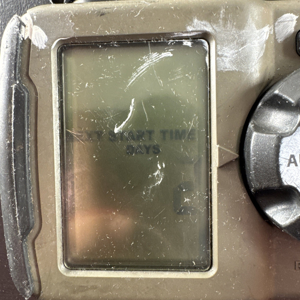 Orbit 1-Outlet Simple Hose Faucet Timer Model 56619 featuring oversized dial and brass connection fitting.