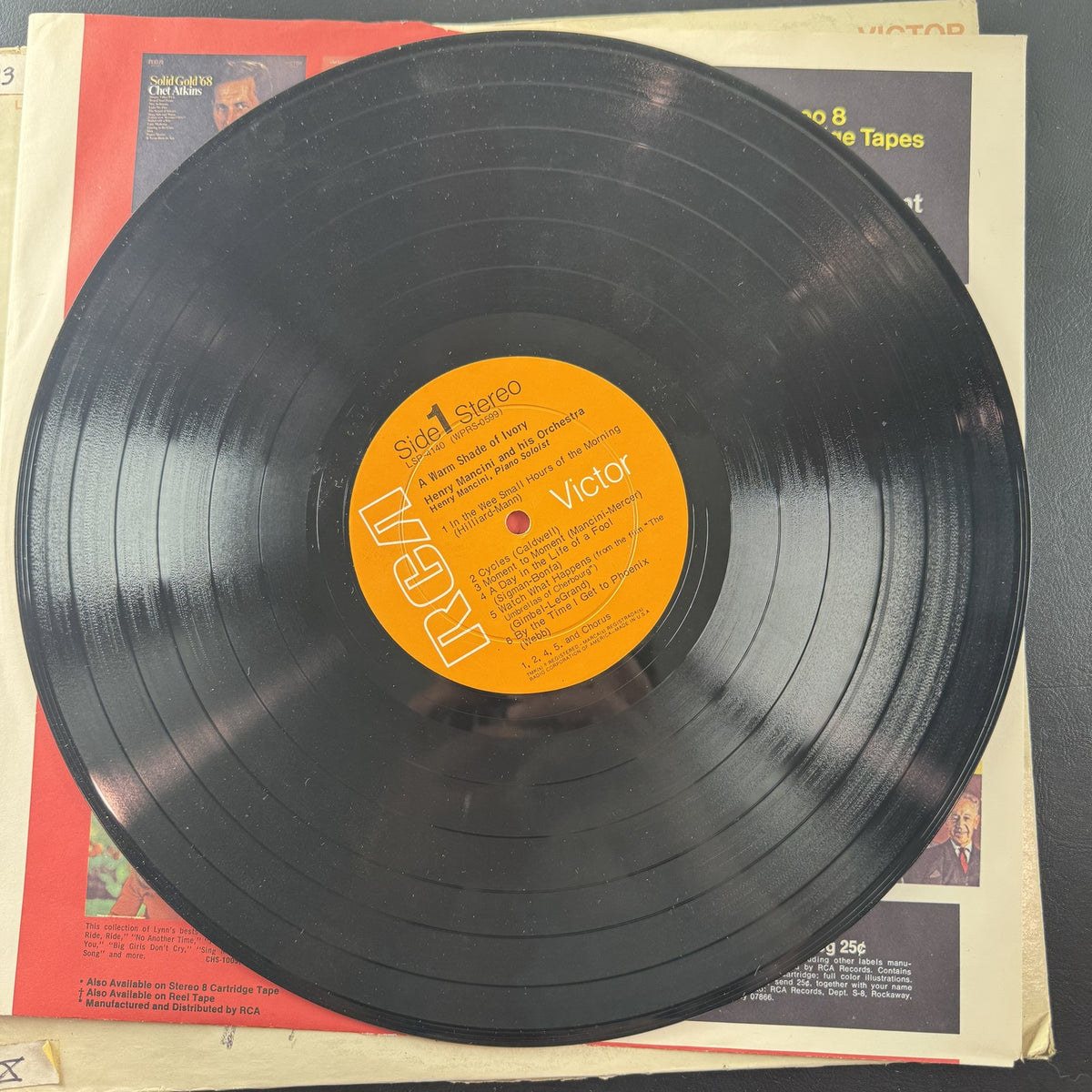 Henry Mancini A Warm Shade of Ivory 12-inch vinyl LP record on RCA Victor label