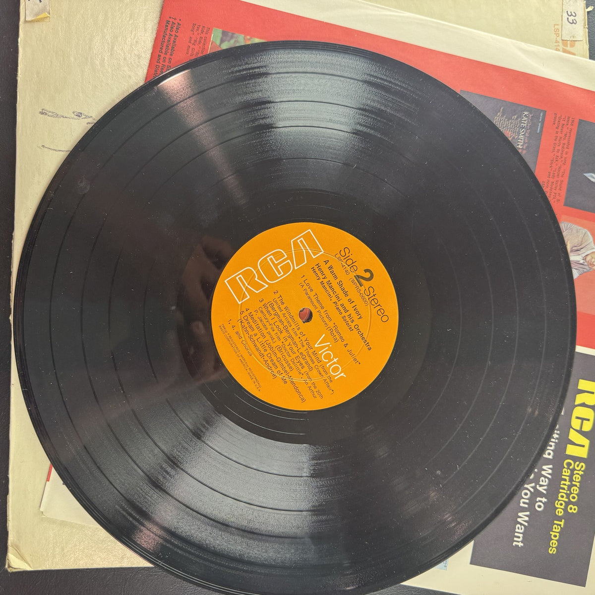 Henry Mancini A Warm Shade of Ivory 12-inch vinyl LP record on RCA Victor label