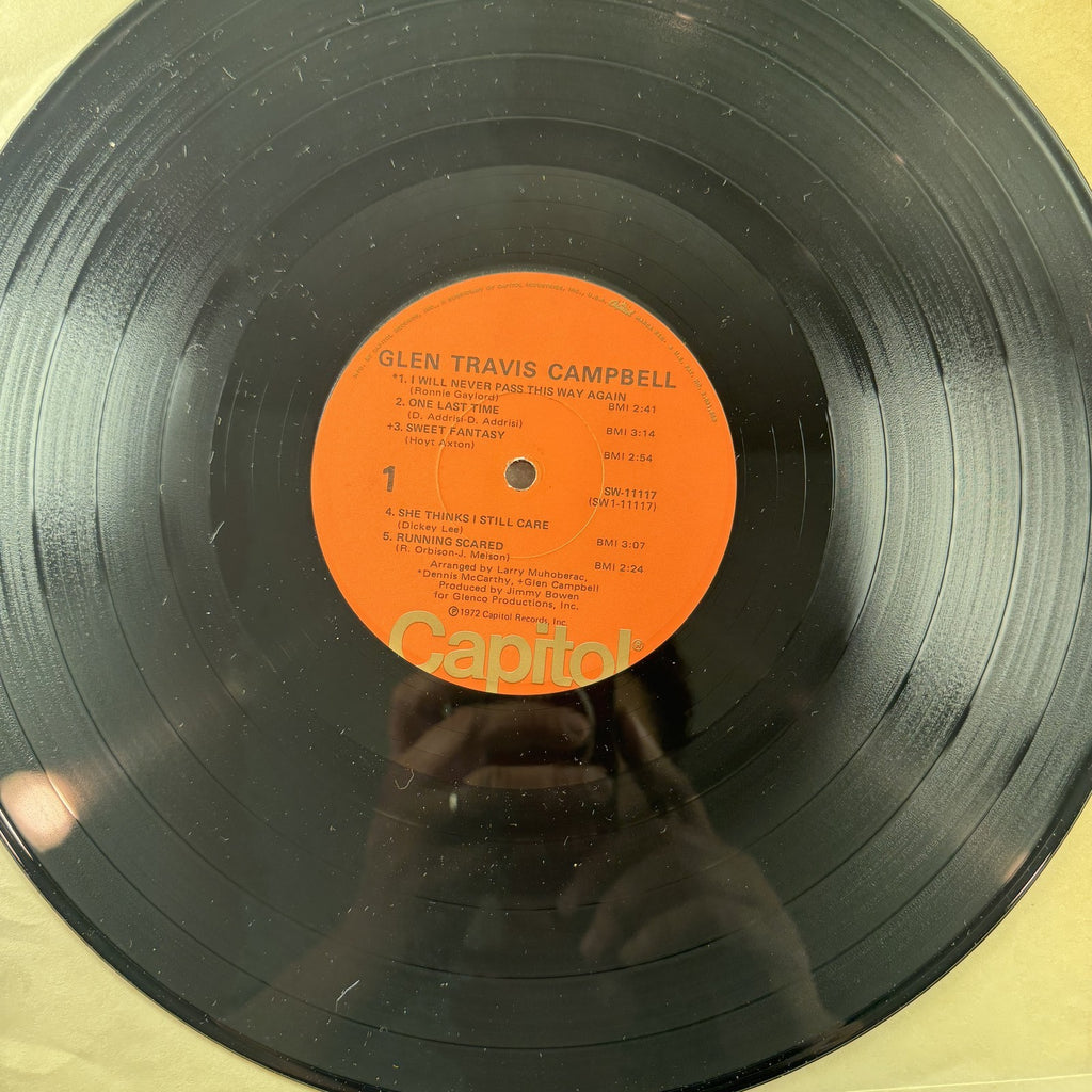Glen Campbell self-titled vinyl LP album cover in original shrink wrap