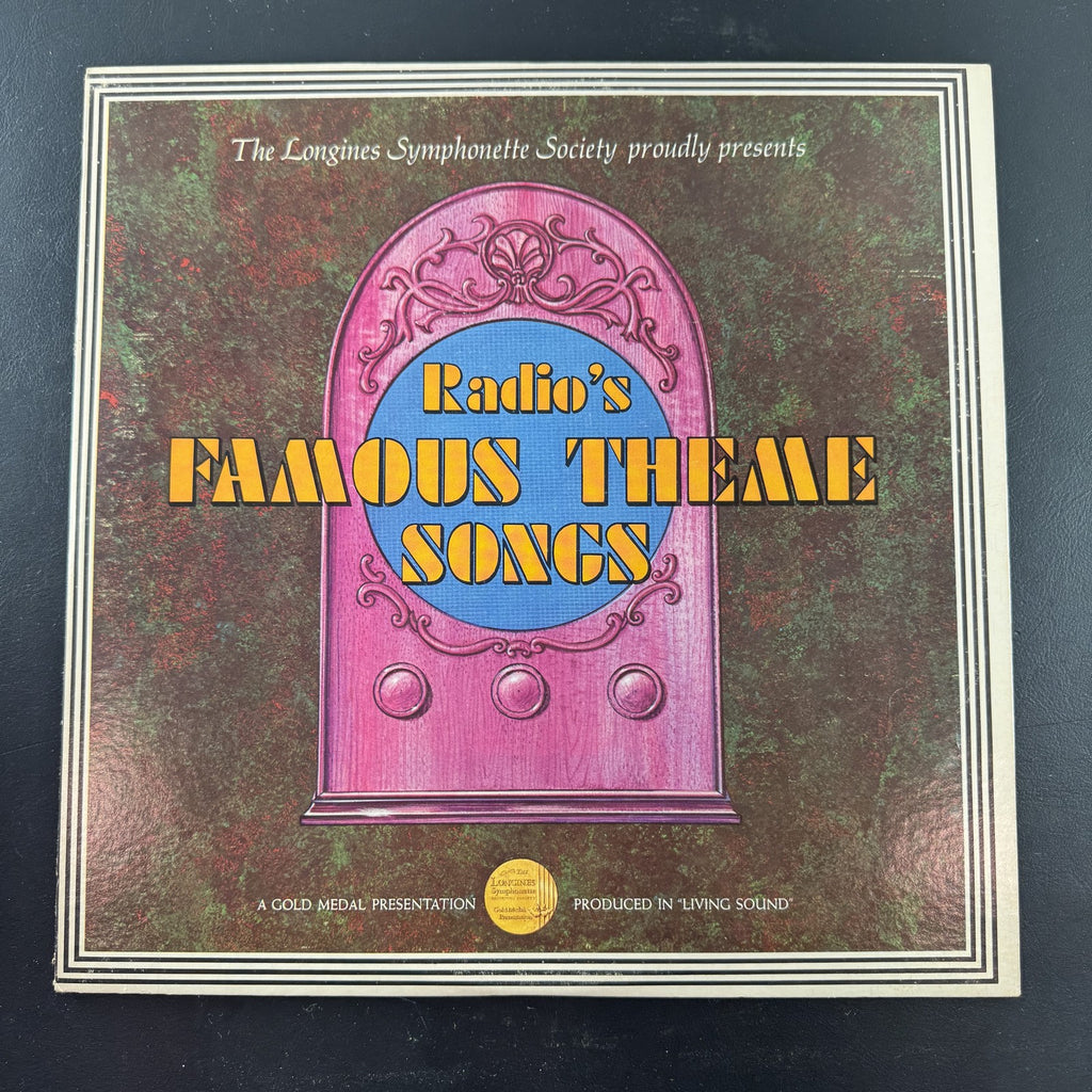 The Longines Symphonette Society Radio's Famous Theme Songs 12 inch vinyl LP album in sleeve