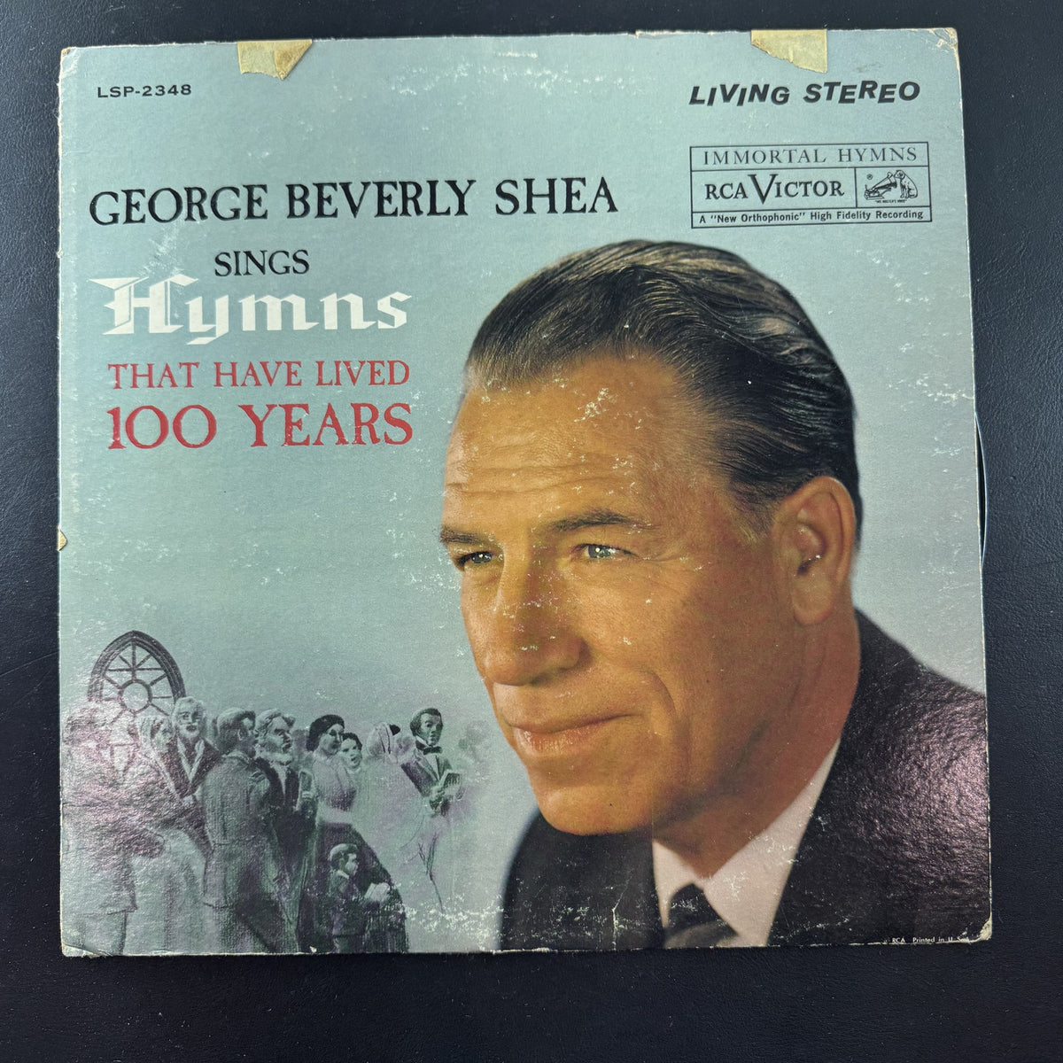 George Beverly Shea Sings Hymns That Have Lived 100 Years 1960 vintage vinyl record LP on RCA Victor