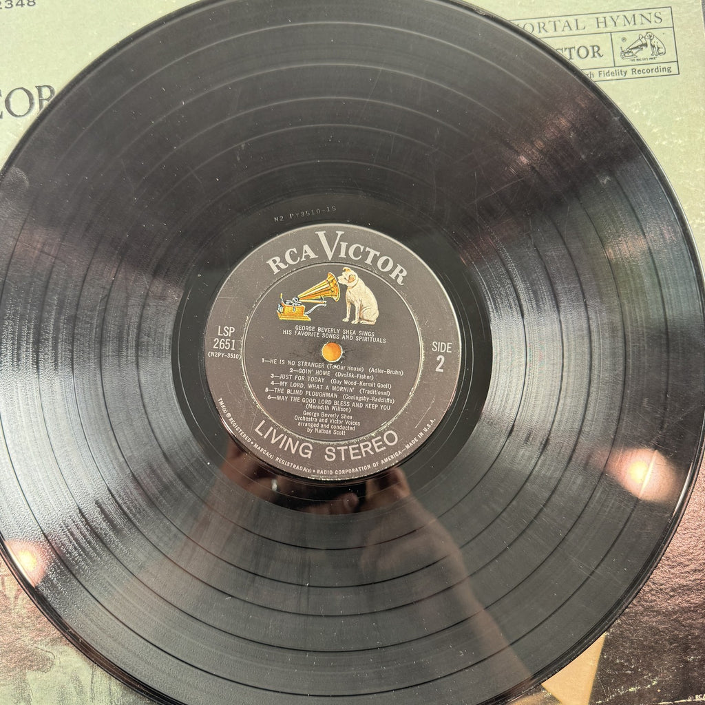 George Beverly Shea Sings Hymns That Have Lived 100 Years 1960 vintage vinyl record LP on RCA Victor