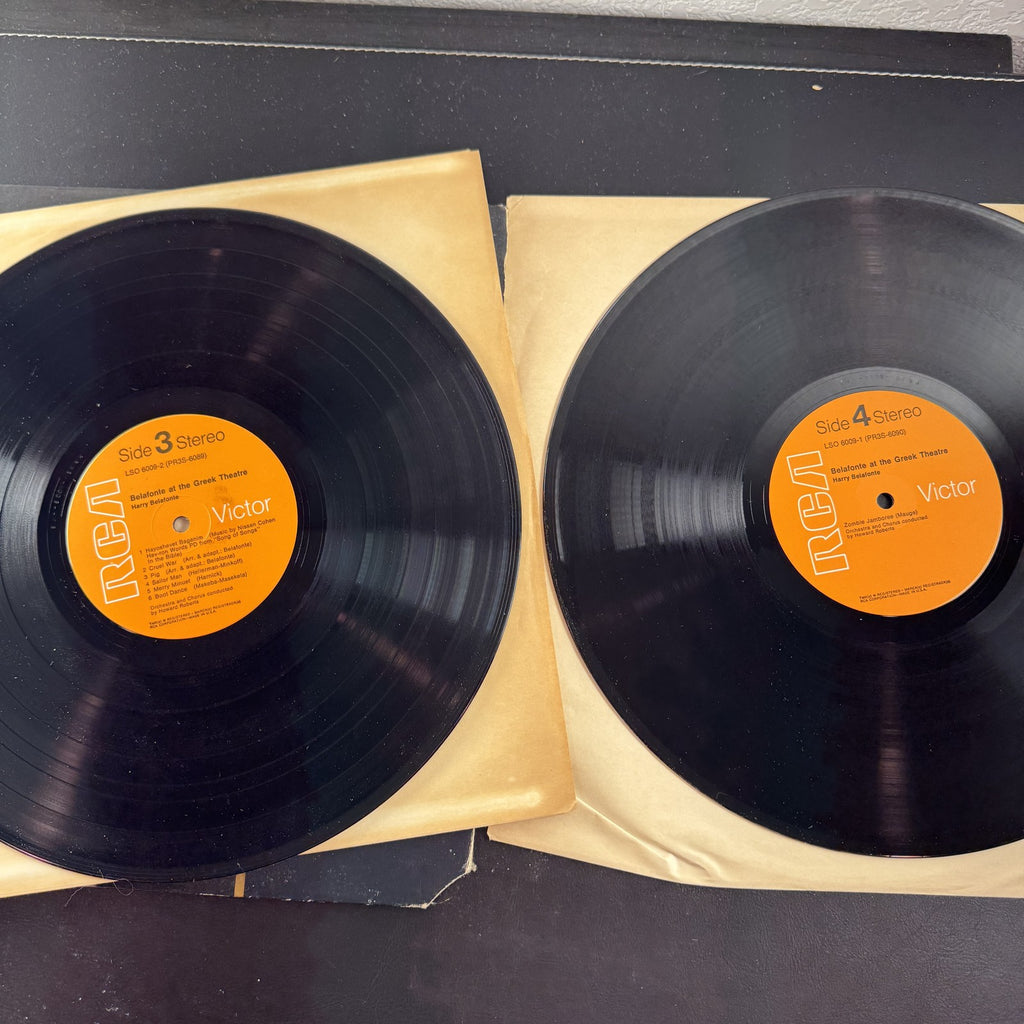 Harry Belafonte Belafonte at the Greek Theatre 1964 double vinyl record album on RCA Victor
