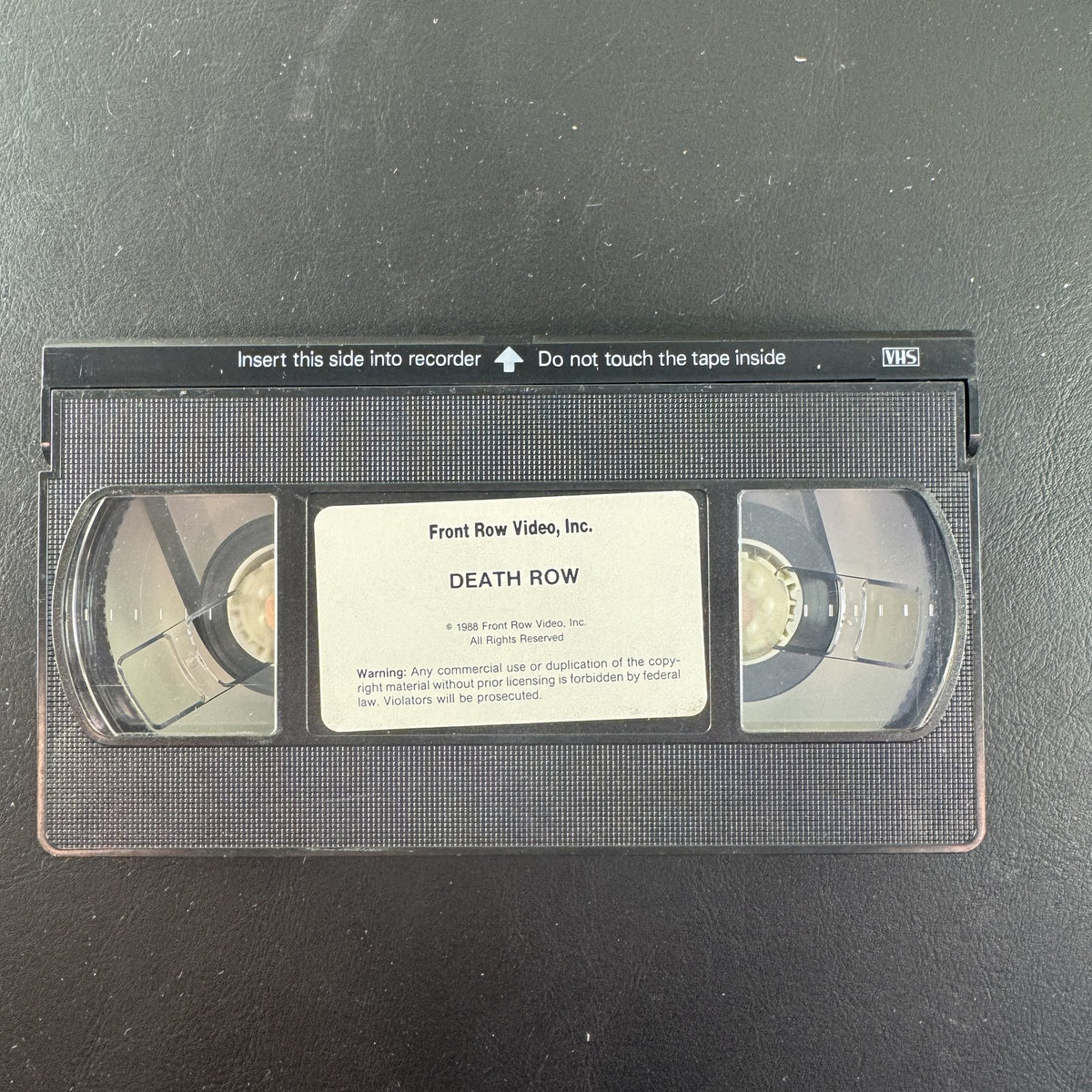 Death Row: History of Capital Punishment in America 1994 VHS tape original slipcover