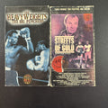 Lot of 2 vintage boxing VHS tapes featuring Streets of Gold and HBO Sports The Heavyweights Big Punchers.