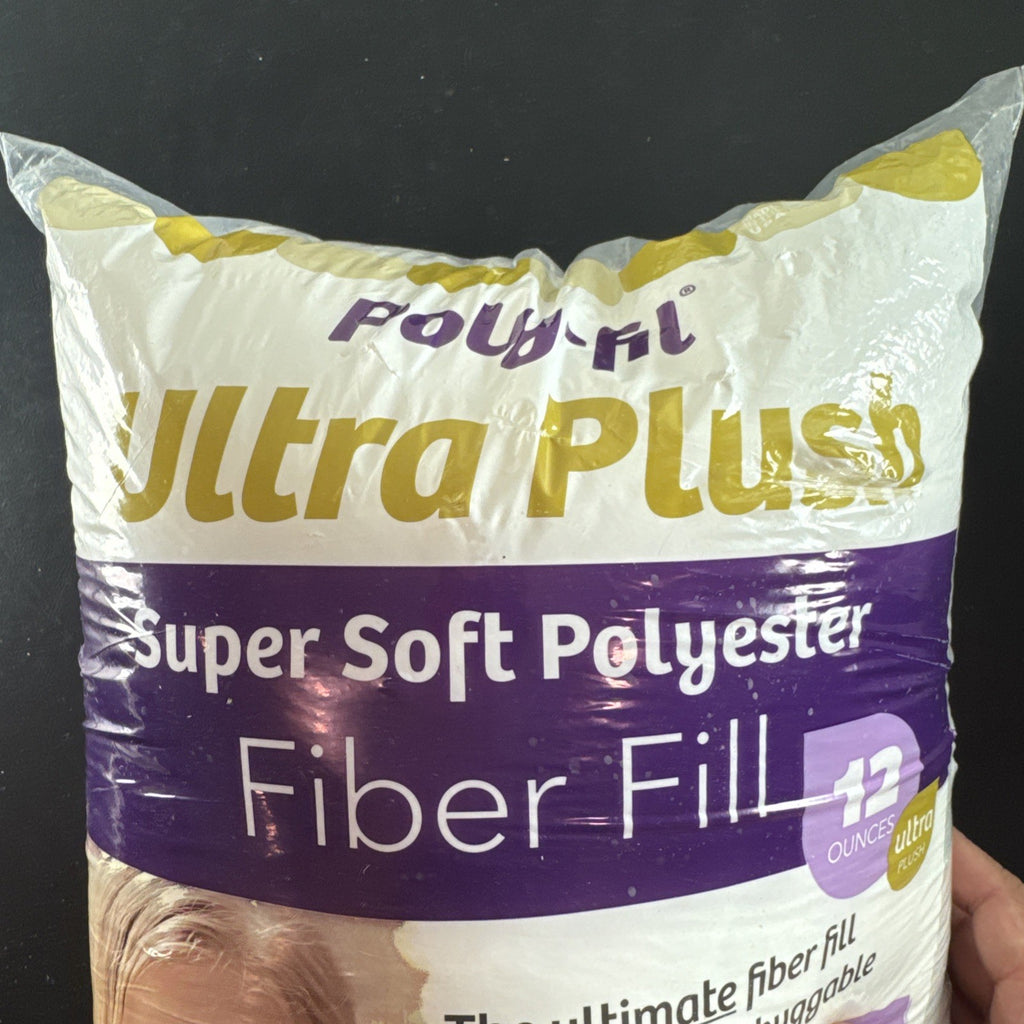 Ultra plush soft polyester fiberfill pillow stuffing made in the USA for sewing and crafts