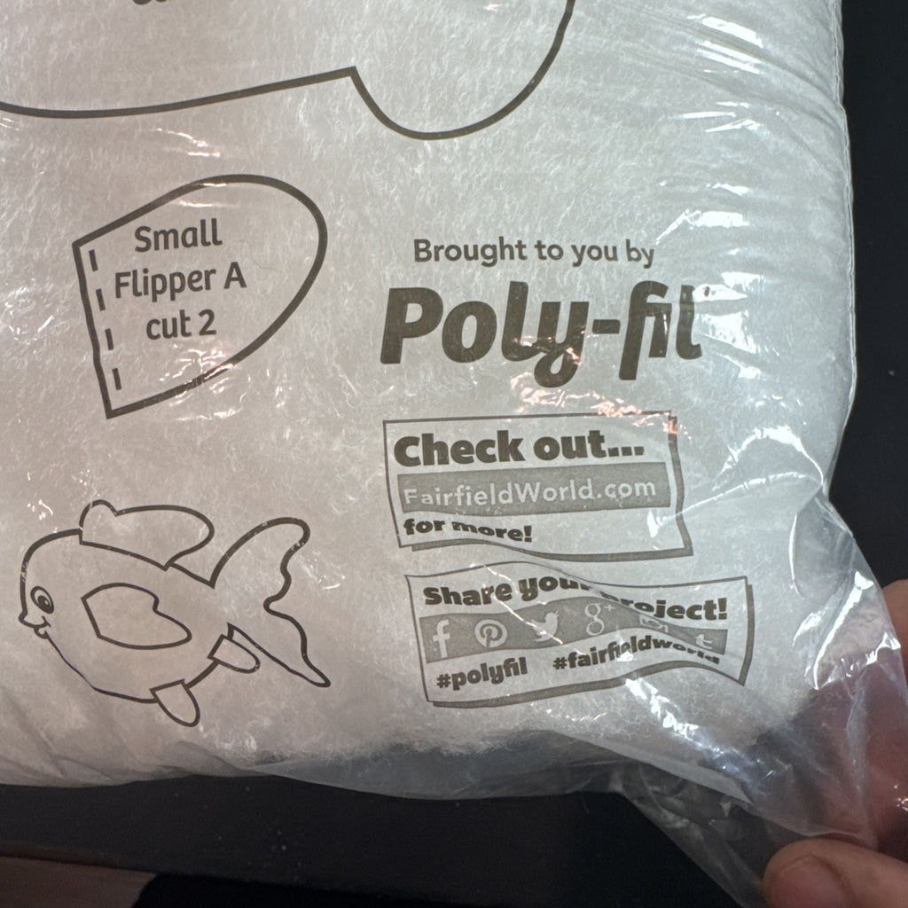 Ultra plush soft polyester fiberfill pillow stuffing made in the USA for sewing and crafts