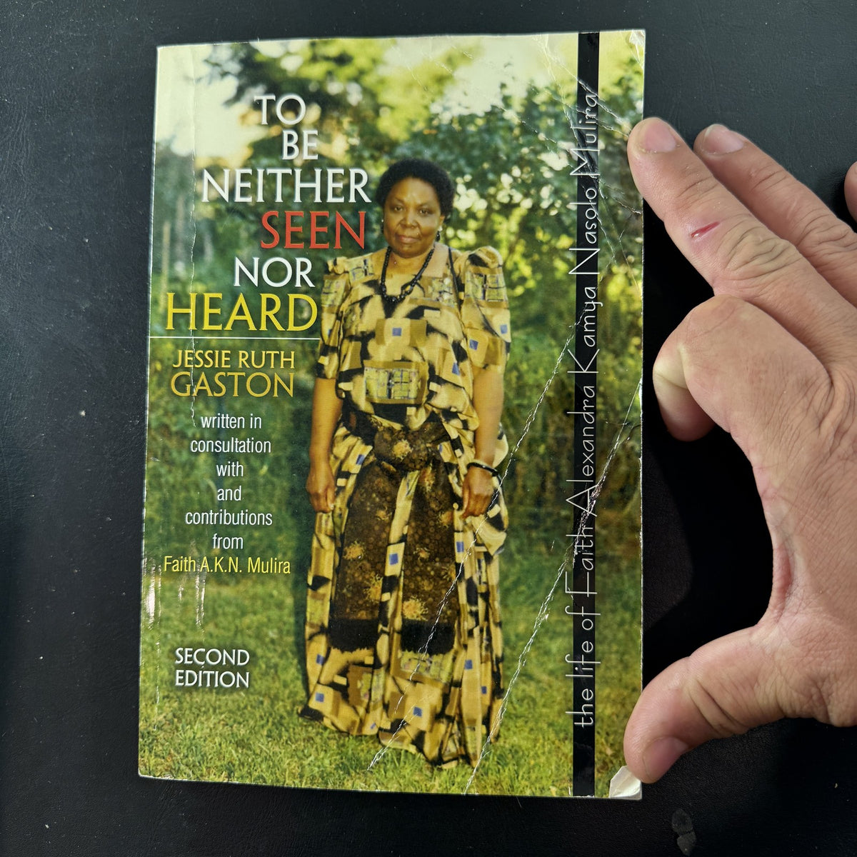 Front cover of To Be Neither Seen Nor Heard second edition paperback biography by Jessie Ruth Gaston.