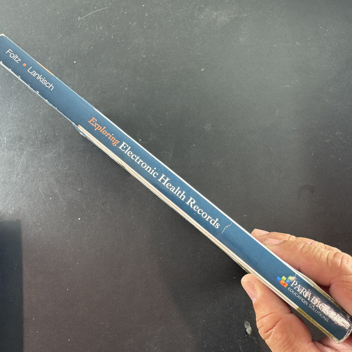 Exploring Electronic Health Records student edition paperback textbook by Darline Foltz and Karen Lankisch.