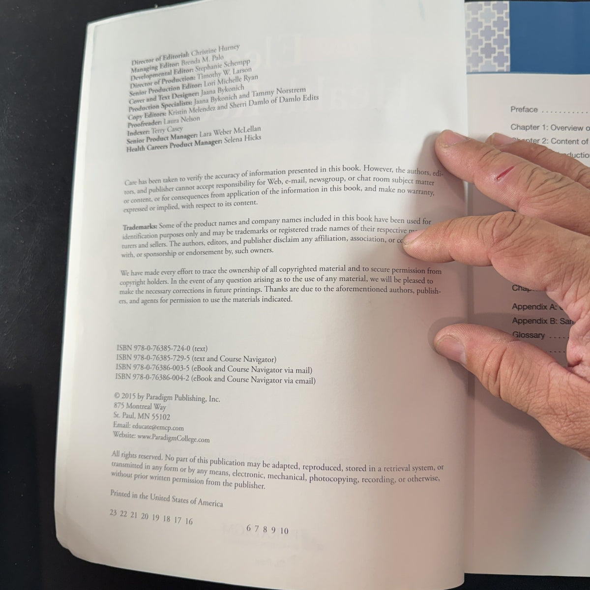 Exploring Electronic Health Records student edition paperback textbook by Darline Foltz and Karen Lankisch.