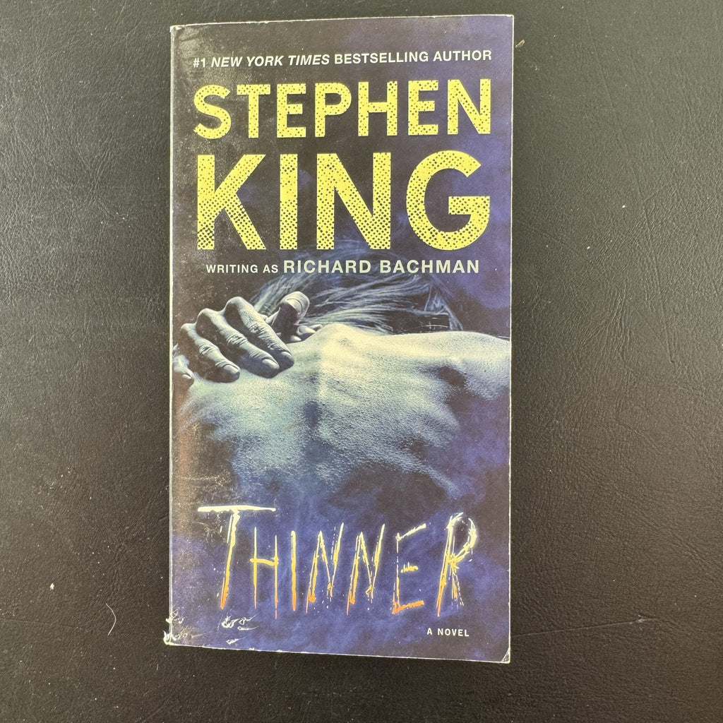 Front cover of Thinner paperback novel by Stephen King writing as Richard Bachman.