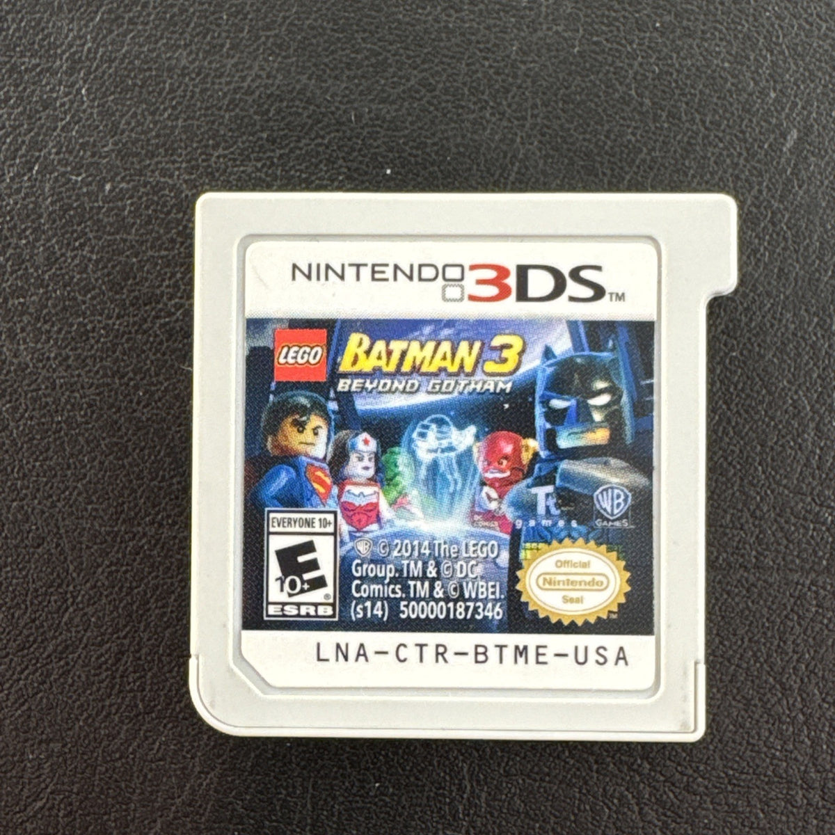 Nintendo 3DS LEGO Batman 3 Beyond Gotham video game cartridge
