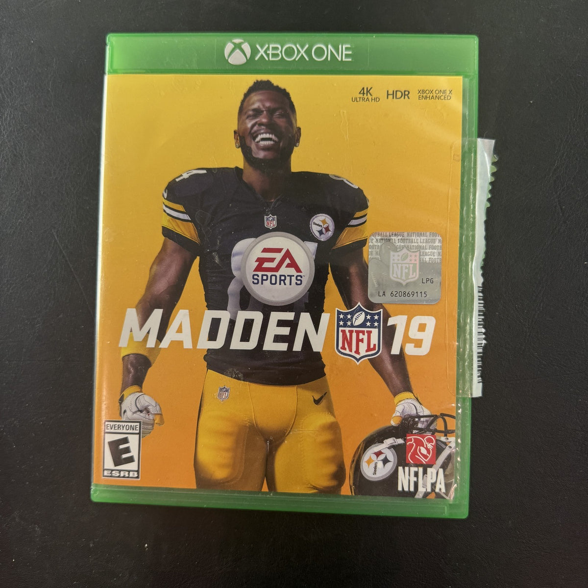 Madden NFL 19 video game disc and original case for Microsoft Xbox One