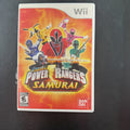 Saban's Power Rangers Samurai Nintendo Wii game disc and case by Namco Bandai