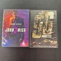 John Wick Chapter 3 Parabellum and 96 Minutes DVD movie lot in original cases