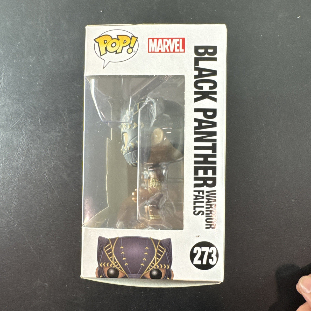 Funko Pop! Marvel Black Panther Warrior Falls #274 vinyl figure, Marvel Collector Corps exclusive.